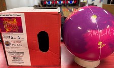 15 lb ROTOGRIP OPTIMUM IDOL PEARL BOWLING BALL UNDRILLED 3 1/4" PIN C147