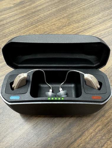 ReSound RE961 DRWC Rechargeable Hearing Aids Pair w/ Charger Tested