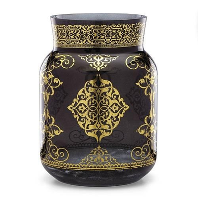 #ad Lenox Global Tapestry Hurricane Smoke Black amp; Gold 14quot; New in Box $39.90