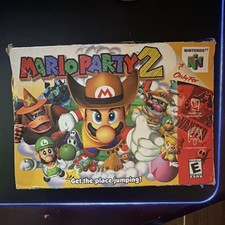Nintendo Mario Party 2 Multiplayer Nintendo 64 Game Original Box NTSC-U/C 2000