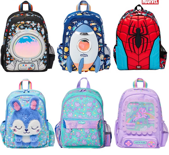 SMIGGLE Kids Backpack School Bag Movin Junior Id Backpack Id Lunchbox