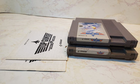 Top Gun and Top Gun 2 lot with Manuals | Vintage Game Nintendo NES Carts