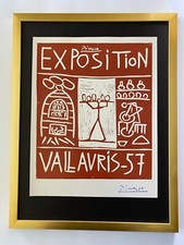 PABLO PICASSO 1971 PRINT + SIGNED + MOUNTED AND FRAMED + BUY IT NOW!