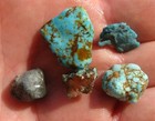 #8 Number Eight Vintage Beautiful Spiderweb Turquoise Nuggets NEVADA 575 KTS — photo 2