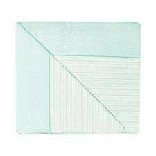 Pure Cotton Double Sheet Set Complete Over Under Pillowcases Fancy Green