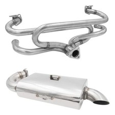 Bugpack Stainless Steel Mondo Muffler Exhaust System 1600cc Type 1 Vw Bug Bugpack Stainless Steel Mondo Muffler Exhaust System 1600cc Type 1 Vw Bug