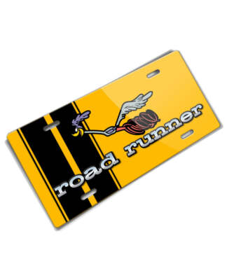 1968 - 1974 Plymouth Road Runner Emblem Novelty License Plate - 16 colors