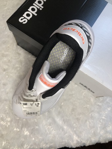 Adidas Advantage Graphic Lace Up Women's Sneakers Shoes White EH1112 Size 9,10 - Picture 10 of 12