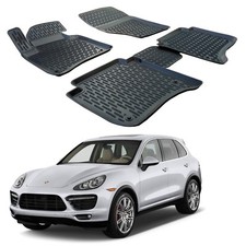 Gummimatten Gummi Fußmatten Für Porsche Cayenne 2010-2018 SCOUTT Superqualität