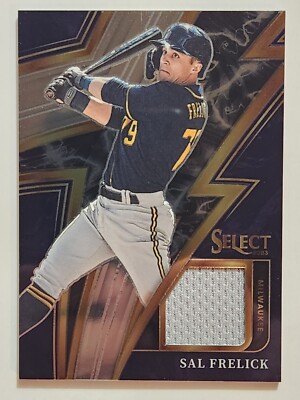 2023 Panini Select Baseball Rookie Sparks Material #SM-SF Sal Frelick Brewers