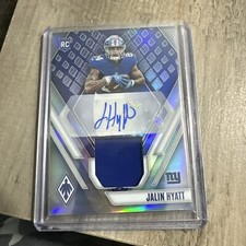 Jalin Hyatt Pheonix Autograph Card Numbered 71/99