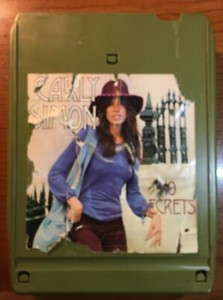CARLY SIMON  -  "NO SECRETS"  8 TRACK TAPE  Vintage  Pop, Soft Rock, Rock & Roll