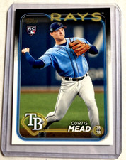 2024 Topps #82- Curtis Mead Rookie Rc Card. rookie card picture