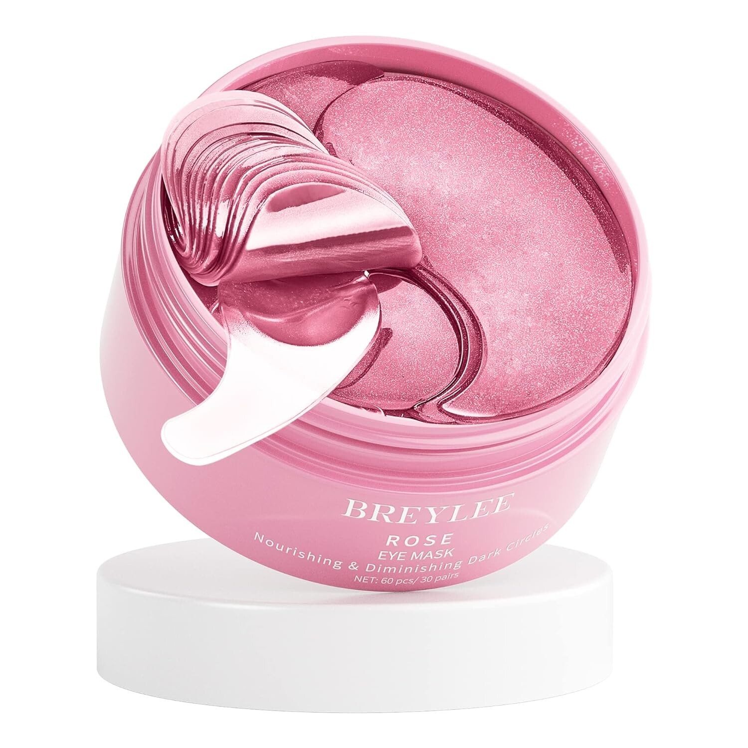 Rose Eye Mask 30 Pairs for Under Eye Bags and Dark Circles Treatment-image