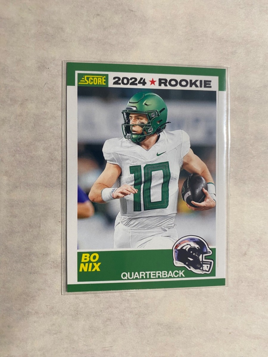 Bo Nix 2024 Score 1989 Throwback RC #9 Denver Broncos Rookie MINT CONDITION!