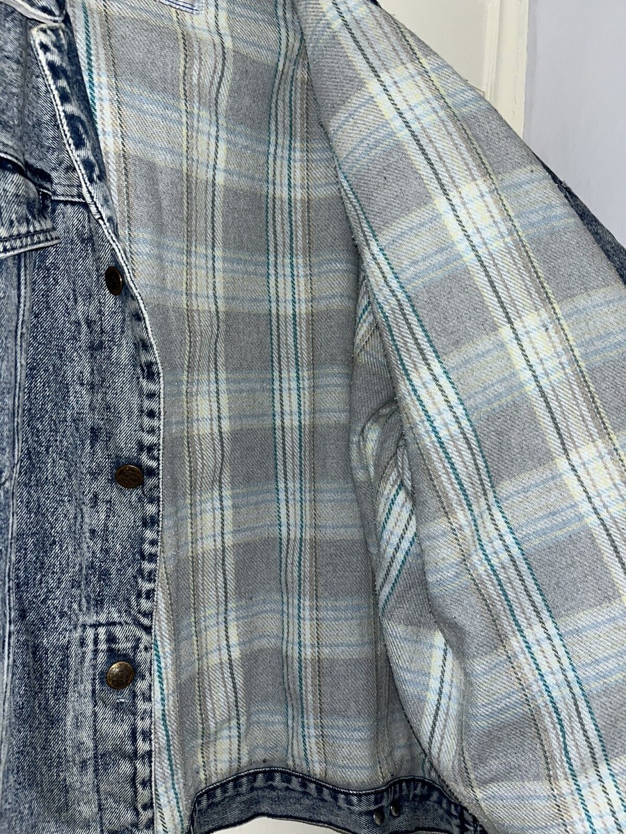 ジャケット・アウター UFO ATCA2 JACKET Ver.FADED COLOR DENIM Vintage UFO Denim Jacket, Light Blue, Men's XXL / 90's