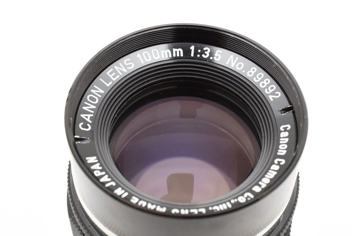 Canon Lens 100mm F3.5 LTM L39 Leica Screw Mount From JAPAN