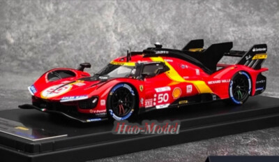 Looksmart 1:43 Le Mans Ferrari 499P AF Corse 2023 Alloy Diecast