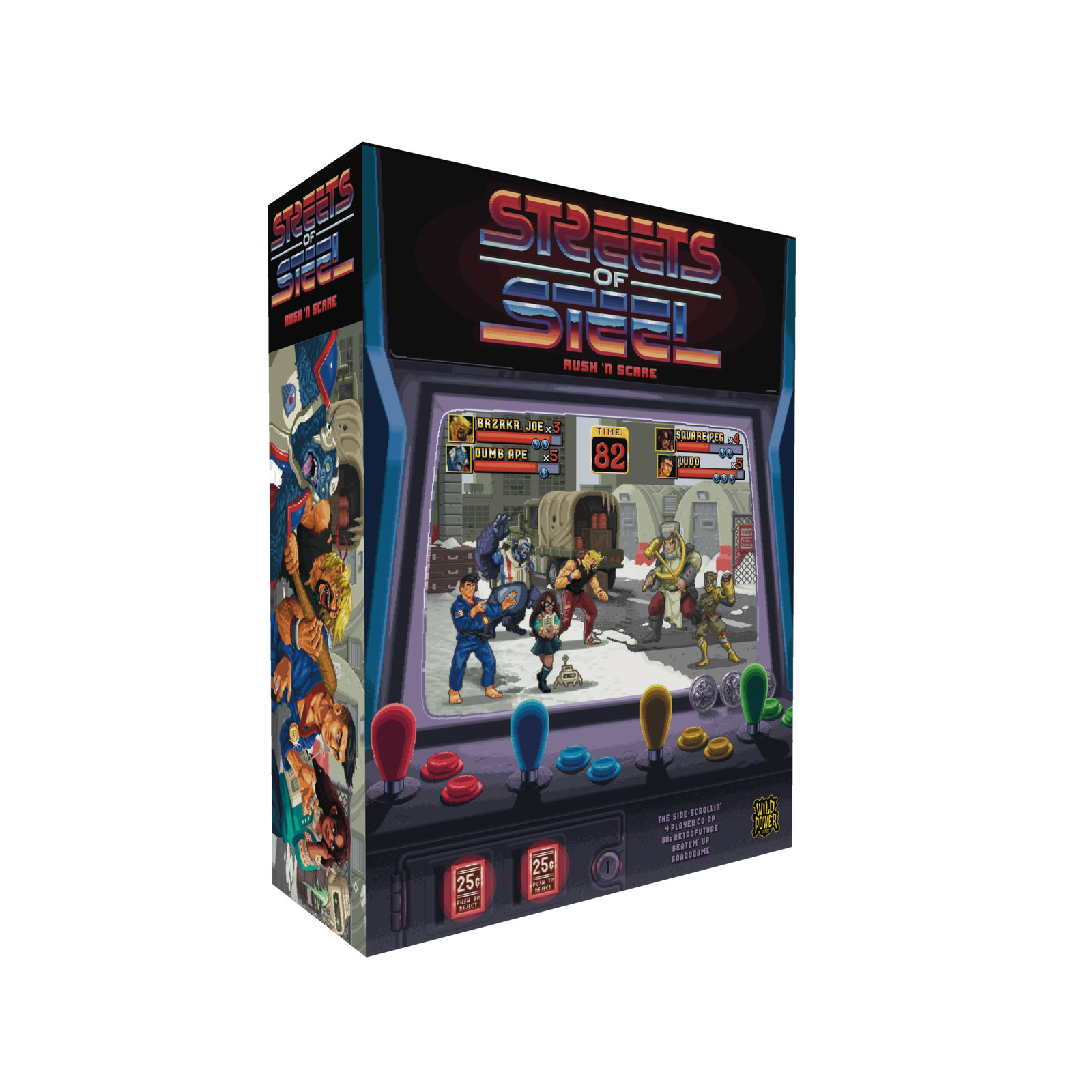 Дикие силовые игры Streets of Steel Rush N Scare WPW SOSRNS