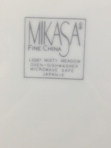 Mikasa Misty Meadow Round Chop Plate/Platter 12" Floral - Picture 3 of 4