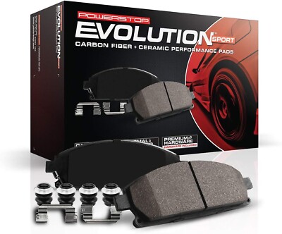 Power Stop Z23-1729 Rear Evolution Sport Carbon Fiber Infused Ceramic Brake