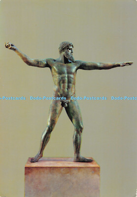 D106089 Athen. Nationalbogenmuseum. Bronzestatue von Poseidon oder Zeus 460 v. Chr. C