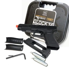 Glock 34 Gen 4 CO2 Gas Blowback Airsoft Pistol Elite Force Fully Licensed w/Case