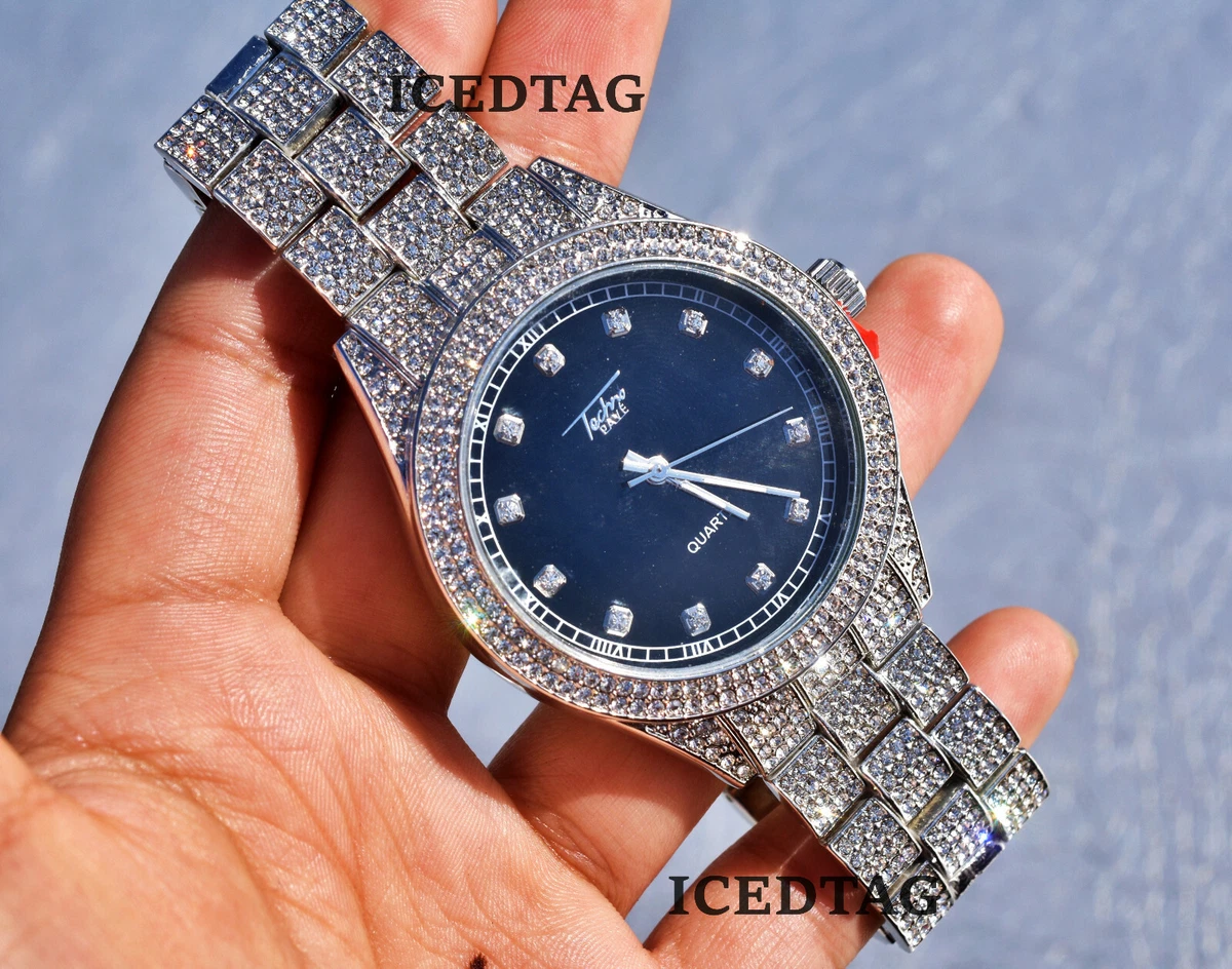 Diamond watch clearance ebay
