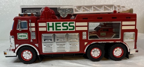 Hess 2005 Emergency Truck With Rescue Vehicle - Fire Truck Red Hess Vehicle NEW - Picture 7 of 12