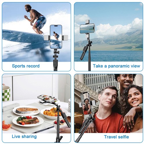 68inch Professional Cell Phone Holder & Camera Tripod Stand Remote Selfie Stick - Picture 22 of 24