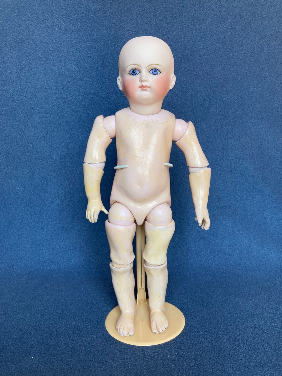 15½” Schmitt et Fils French Bisque Doll, Bte SGDG 1, circa 15½” Schmitt et Fils French Bisque Doll, Bte SGDG 1, circa