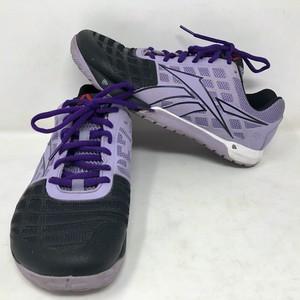 purple workout shoes