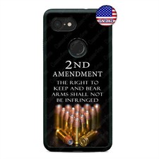 Google Pixel 3 3XL 2XL 2nd Amendment Guns Bullets Liberty Custom Case Cover