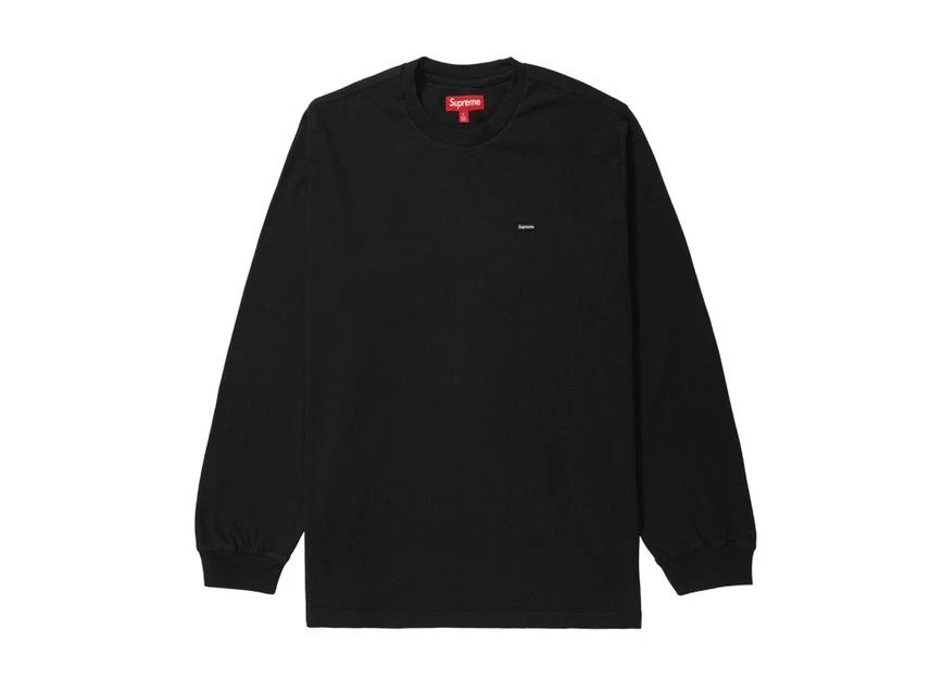 Tee shirt noir Supreme Small Box L/S (25SS)