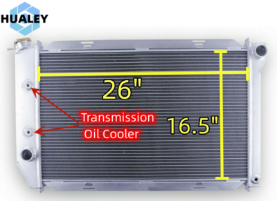 #ad Full Aluminum Radiator Fits 1971 1973 Ford Mustang Fairlane Torino LTD Cougar V8 $130.00