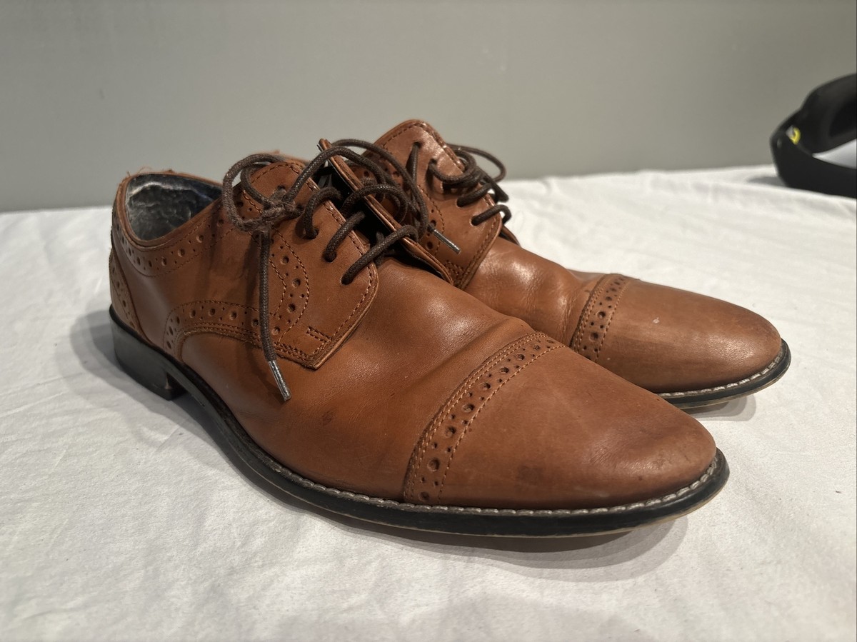 Nunn Bush Mens Size 9.5 Cap Toe Leather Shoes Oxfords Brown Comfort Gel Career | eBay Nunn Bush Mens Size 9.5 Cap Toe Leather Shoes Oxfords Brown Comfort Gel Career | eBay