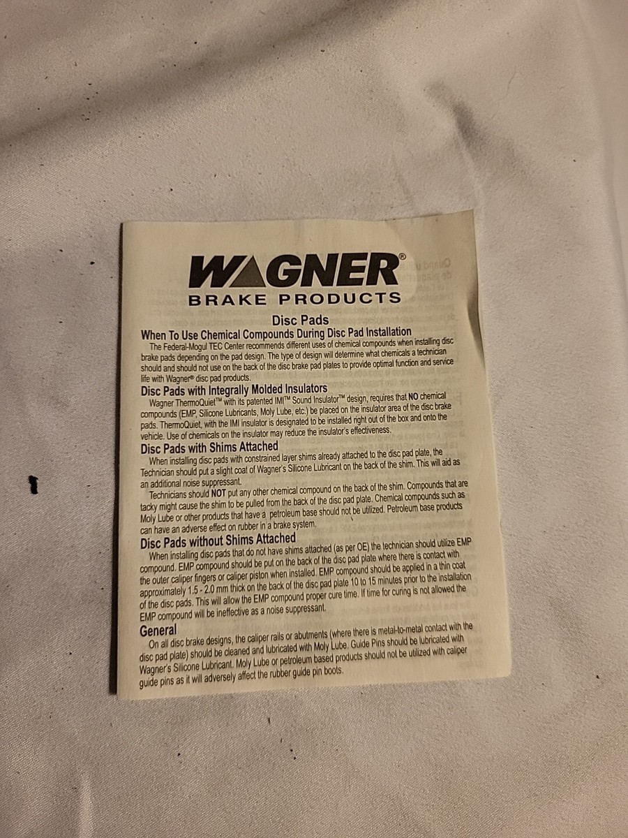 Wagner ZX963 Quick Stop Semi Metallic Disc Brake Pad Set | eBay