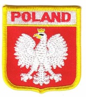 Wappen AufnäHer Patch Polen Flagge Fahne