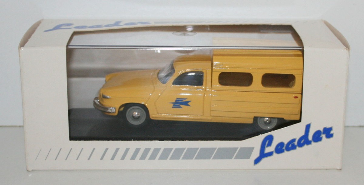 Miniature Panhard F65 De La Poste 1964 – Échelle 1/43, Marque Atlas, Jaune, Neuve Sous Boîte