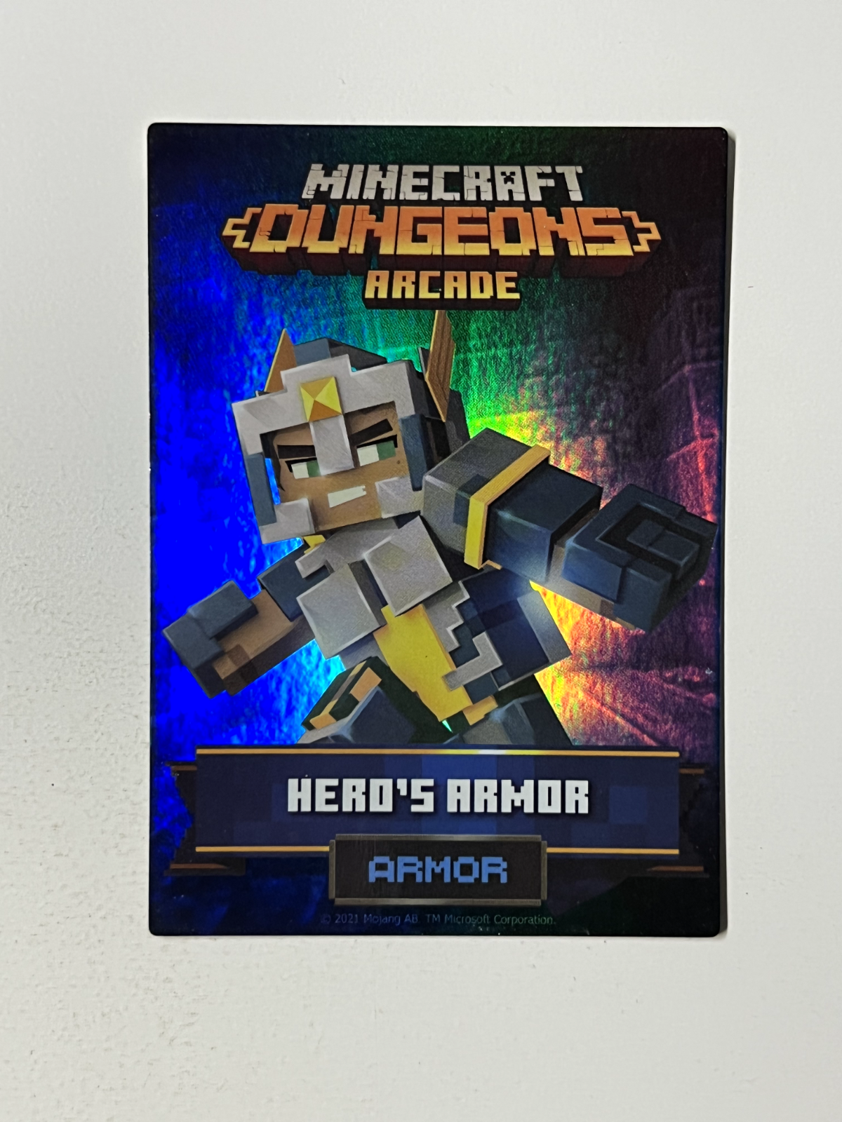 2021 Minecraft Dungeons Arcade Vending Cards Unique Foil Ender