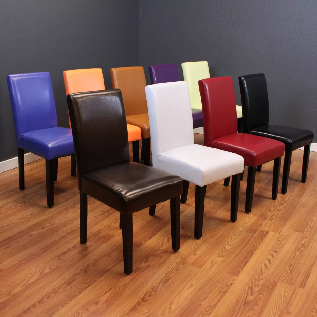 Mai Faux Leather Dining Chairs Set Of 2