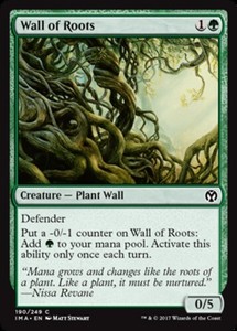 Wall of Roots - Foil x1 - Iconic Masters - NM-Mint, English - Iconic Masters