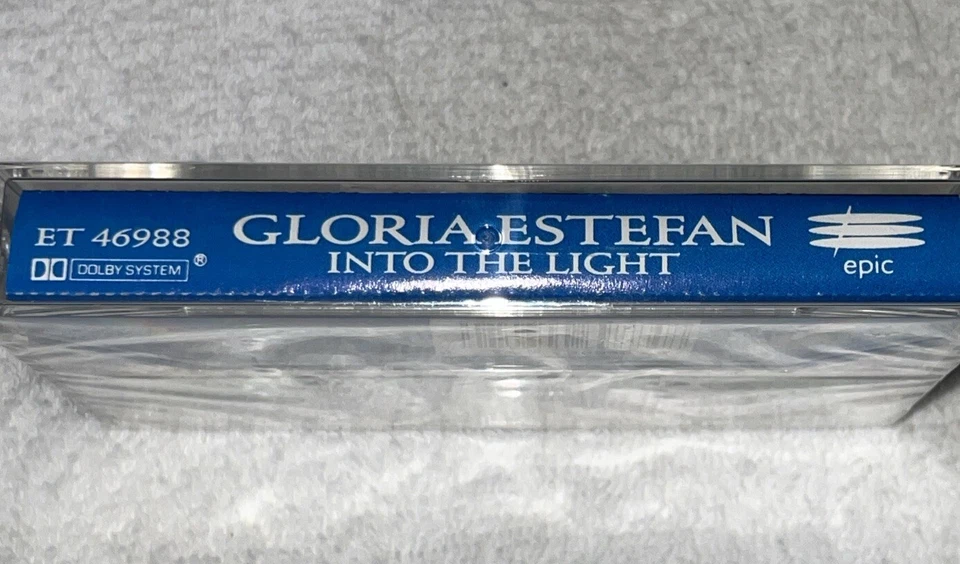New Sealed GLORIA ESTEFAN Cassette Tape INTO THE LIGHT COMING OUT OF THE DARK - Image 3 of 3