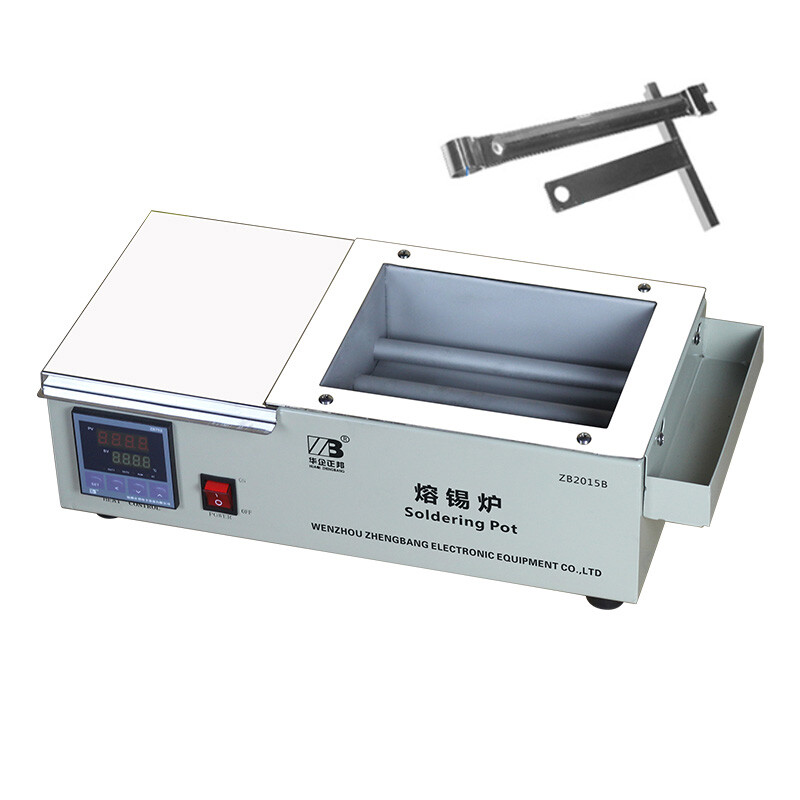 Deep Soldering Machine Mini Wave Tin Dip Soldering Machine 1500W Split Pcb Hot Dip Solder Pot ...
