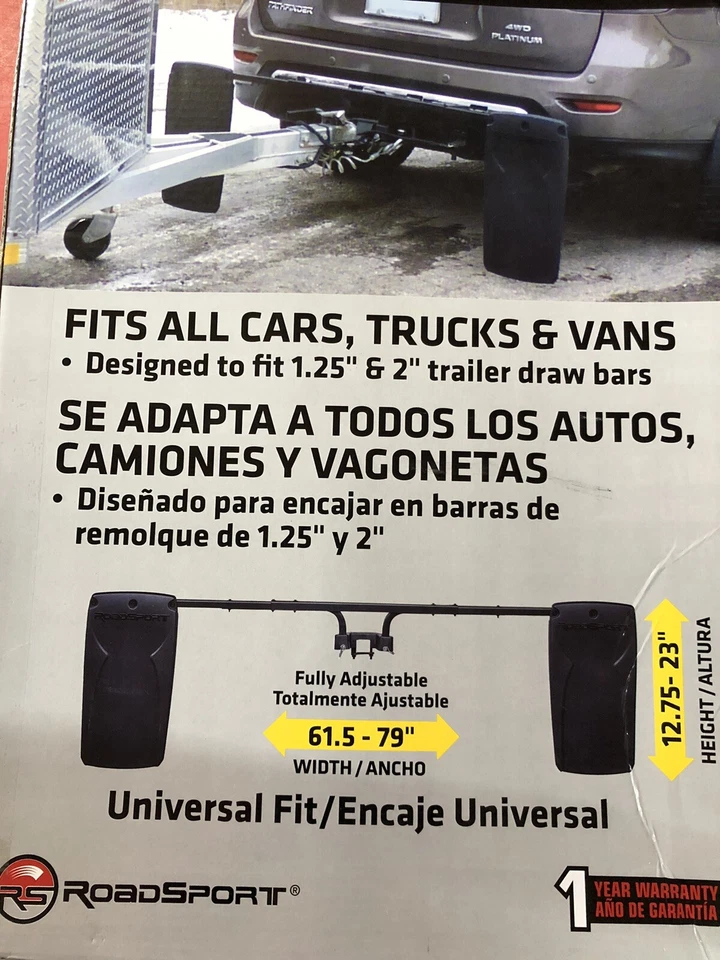 ROADSPORT 3305 DEFENDER TOW GUARD TRAILER PROTECTOR FITS 1.25" & 2" DRAW BARS - Imagem 4 de 4