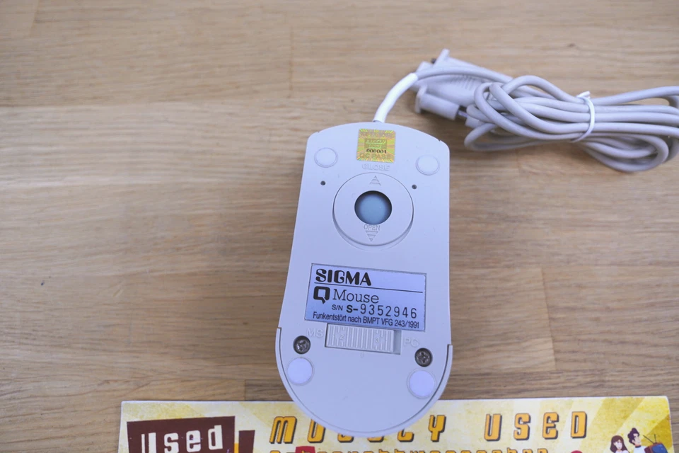 SIGMA QMouse 3-Button Retro Mouse - Mode Switch - SERIAL | REFURBISHED | G+ - Bild 3 von 4