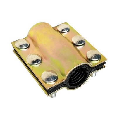 Water Pipe Repair Clamp,Outer Diameter of The Applicable 1/2 inch, Bronze 