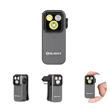 Olight Oclip Pro Clip on Flashlight with Floodlight Spotlight and Red Light-PS