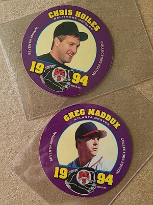 King B Beef Jerky 1994 7th Annual Vintage Baseball Player Disc Cards