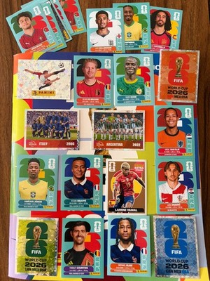 Panini FIFA WORLD CUP 2026 - CHOOSE YOUR STICKER - PART 3/4 - BEL 1 bis ARG 20